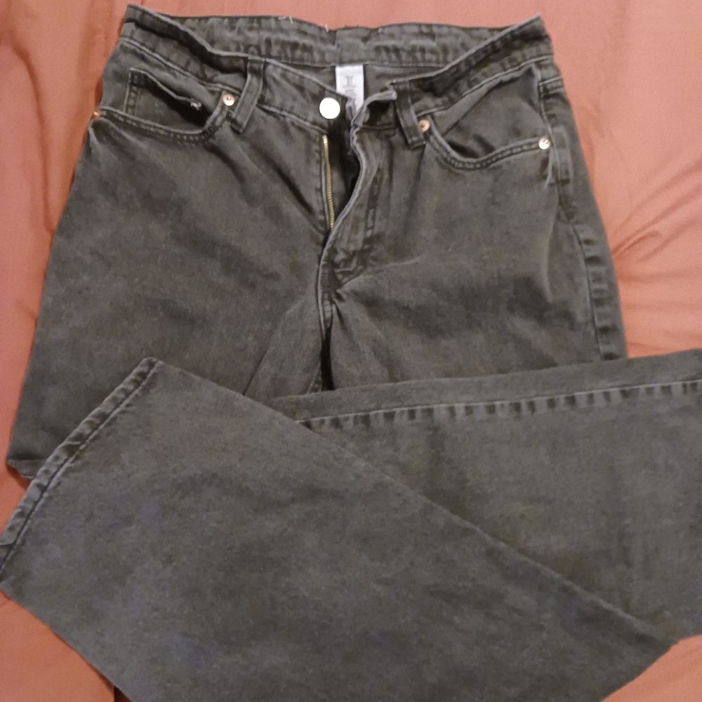 H&M black denim jeans